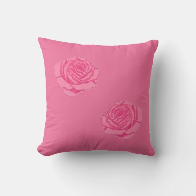 Cojín Decorativo Pink rose (Anverso)
