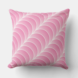 Cojín Decorativo pink strips throw pillow