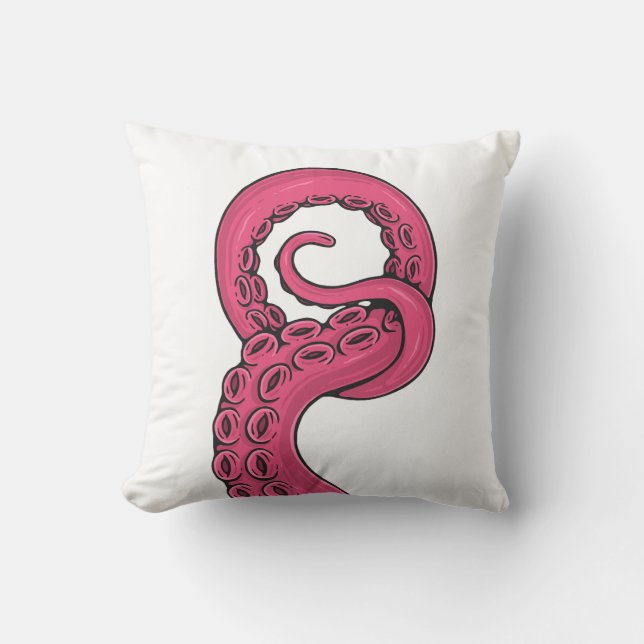 Cojín Decorativo Pink Tentacle (Anverso)