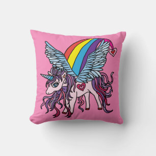 Cojín Decorativo Pink Unicorn Pegasus