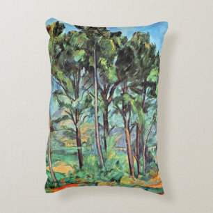 Cojín Decorativo Pino con Viaducto de Paul Cezanne, Arte Antiguo