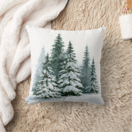 Cojín Decorativo Pinos de Invierno