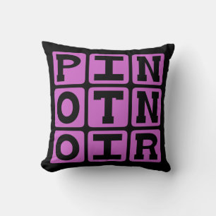 Cojín Decorativo Pinot Noir, Vino Tinto