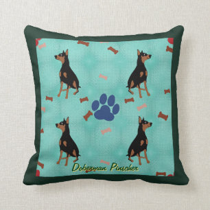 Cojín Decorativo Pinscher del Doberman