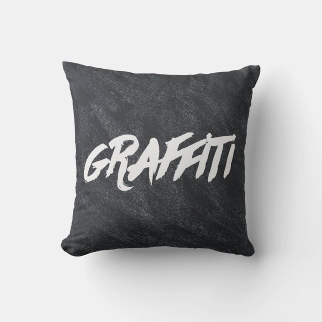 Cojín Decorativo Pintada de la pizarra (Anverso)