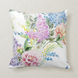 Cojín decorativo pintado a mano hermoso y elegante