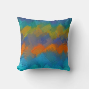 Cojín Decorativo Pintura abstracta   Colores dinámicos 27