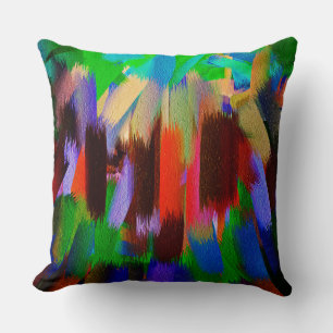Cojín Decorativo Pintura abstracta colorida #4