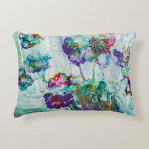 Cojín Decorativo Pintura abstracta de colibrí