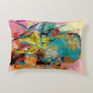 Cojín Decorativo Pintura abstracta de color energético