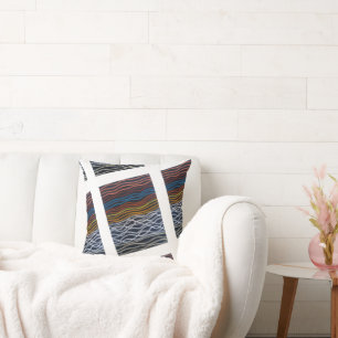 Cojín Decorativo Pintura abstracta del paseo marítimo de Alfred Fox