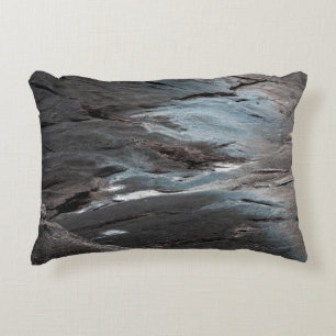 Cojín Decorativo Pintura abstracta en negro y gris