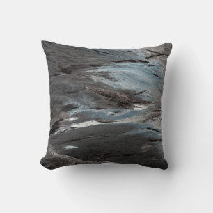 Cojín Decorativo Pintura abstracta en negro y gris