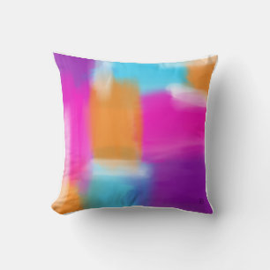 Cojín Decorativo Pintura abstracta mínima vibrante