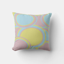 Cojín Decorativo Pintura abstracta moderna de Pastel