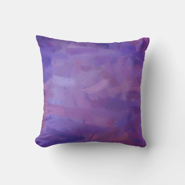 Cojín Decorativo Pintura abstracta morada 5 (Anverso)