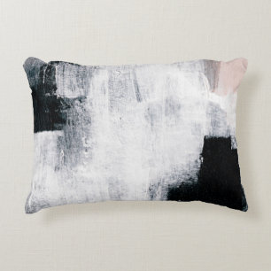 Cojín Decorativo Pintura abstracta. Obra de arte de moda pintada a 