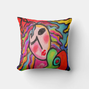 Cojín Decorativo Pintura abstracta silvestre