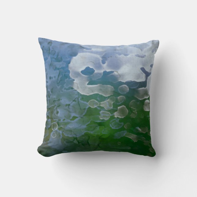 Cojín Decorativo Pintura abstracta sobre hormigón. 2.º ilustracion. (Anverso)