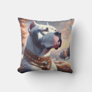 Cojín Decorativo Pintura argentina retro dogo