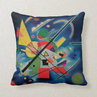 Cojín Decorativo Pintura azul de Wassily Kandinsky