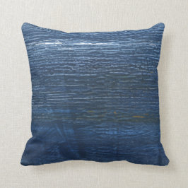 Cojín Decorativo Pintura azul oscuro
