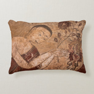 Cojín Decorativo Pintura budista antigua