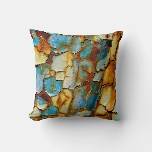 Cojín Decorativo Pintura con grietas (Anverso)