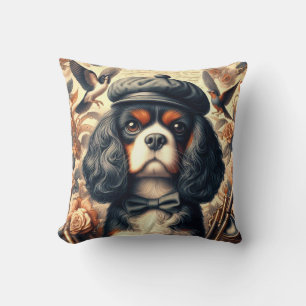 Cojín Decorativo Pintura de Cavalier King Charles Spaniel