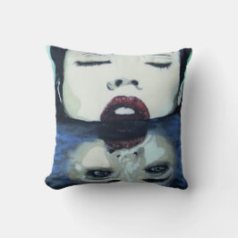 Cojín Decorativo Pintura de "Como arriba, más abajo" sobre una