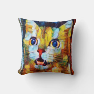 Cojín Decorativo Pintura de Cute Kitty