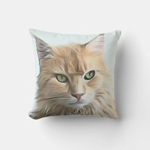 Cojín Decorativo Pintura de gato de bonito
