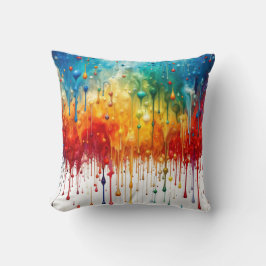 Cojín Decorativo Pintura de goteo