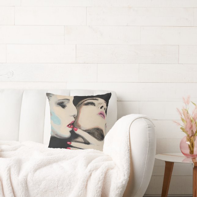 Cojín Decorativo Pintura de 'In Shadows' sobre una (Sofá)