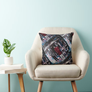 Cojín Decorativo Pintura de lluvia retro por Alfred Fox