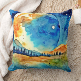 Cojín Decorativo Pintura de luna llena
