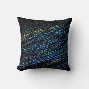 Cojín Decorativo Pintura de luz azul turquesa 1