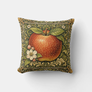 Cojín Decorativo Pintura de manzana vintage 