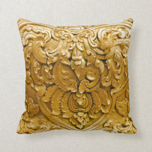 Cojín Decorativo Pintura de oro,madera antigua, vintage, elegante,