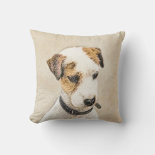 Cojín Decorativo Pintura de Parson Jack Russell Terrier - Arte de P