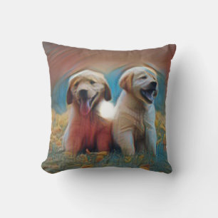 Cojín Decorativo Pintura de perro adorable