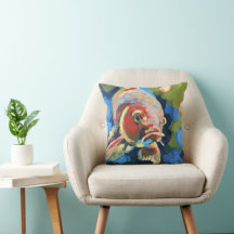 Pintura de pez koi / pez rayado - Decoración de vi