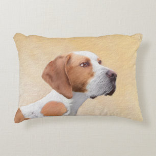 Cojín Decorativo Pintura de puntero - Arte de perro original lindo