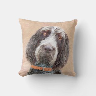 Cojín Decorativo Pintura de Spinone Italiano - Arte de Perro Origin