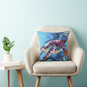 Cojín Decorativo Pintura de Tortuga Marina - Decoración de Hogar Vi