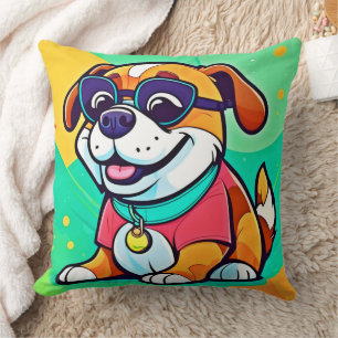 Cojín Decorativo Pintura estilo Personalizado de Guay Pup