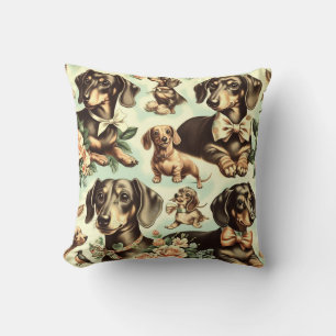 Cojín Decorativo Pintura inmaculada de Dachshund