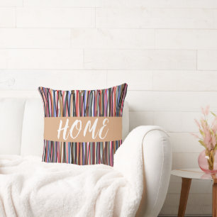 Cojín Decorativo Pintura mágica dibujada a mano en multicolor Elega