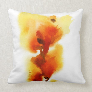 Cojín Decorativo Pinturas florales abstractas 2 de la acuarela