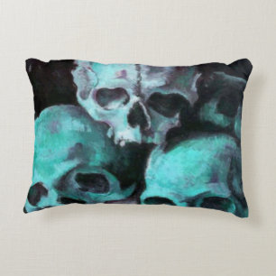 Cojín Decorativo Pirámide de las calaveras después de Cezanne